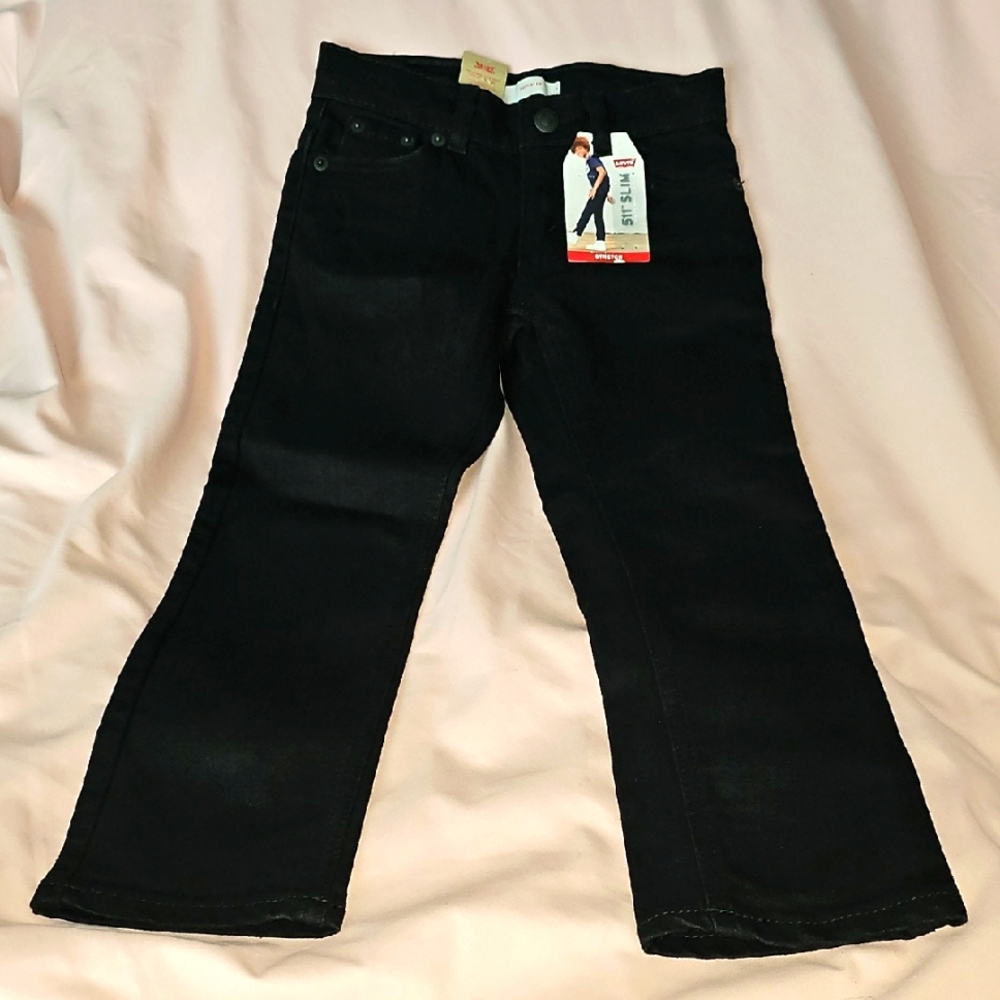 Boy's size 5 Levi's Black 511 Slim Jeans
